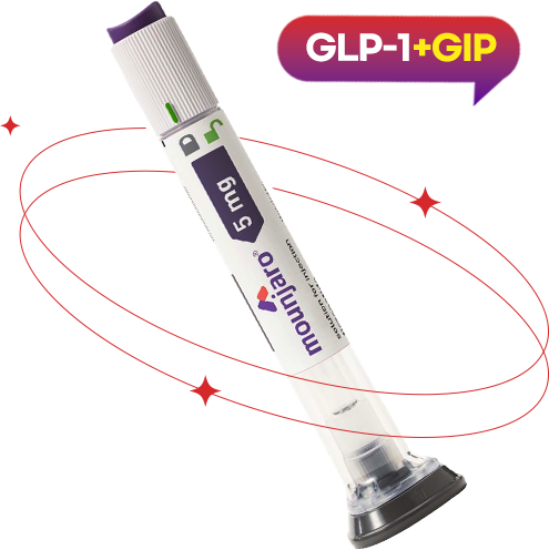 GLP-1과 GIP 이중 작용으로 강력한 체중 감량 효과를 주는 마운자로 펜